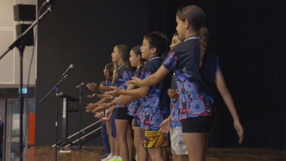 Dancers on stage